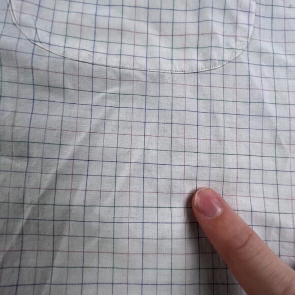 Gitman Bros For Fashion Post Louisville Button Up Shirt 16 34 Check USA Made - Picture 11 of 16